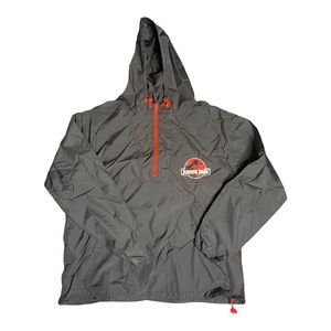 Universal Studios Jurassic Park Adult Hooded Windbreaker S